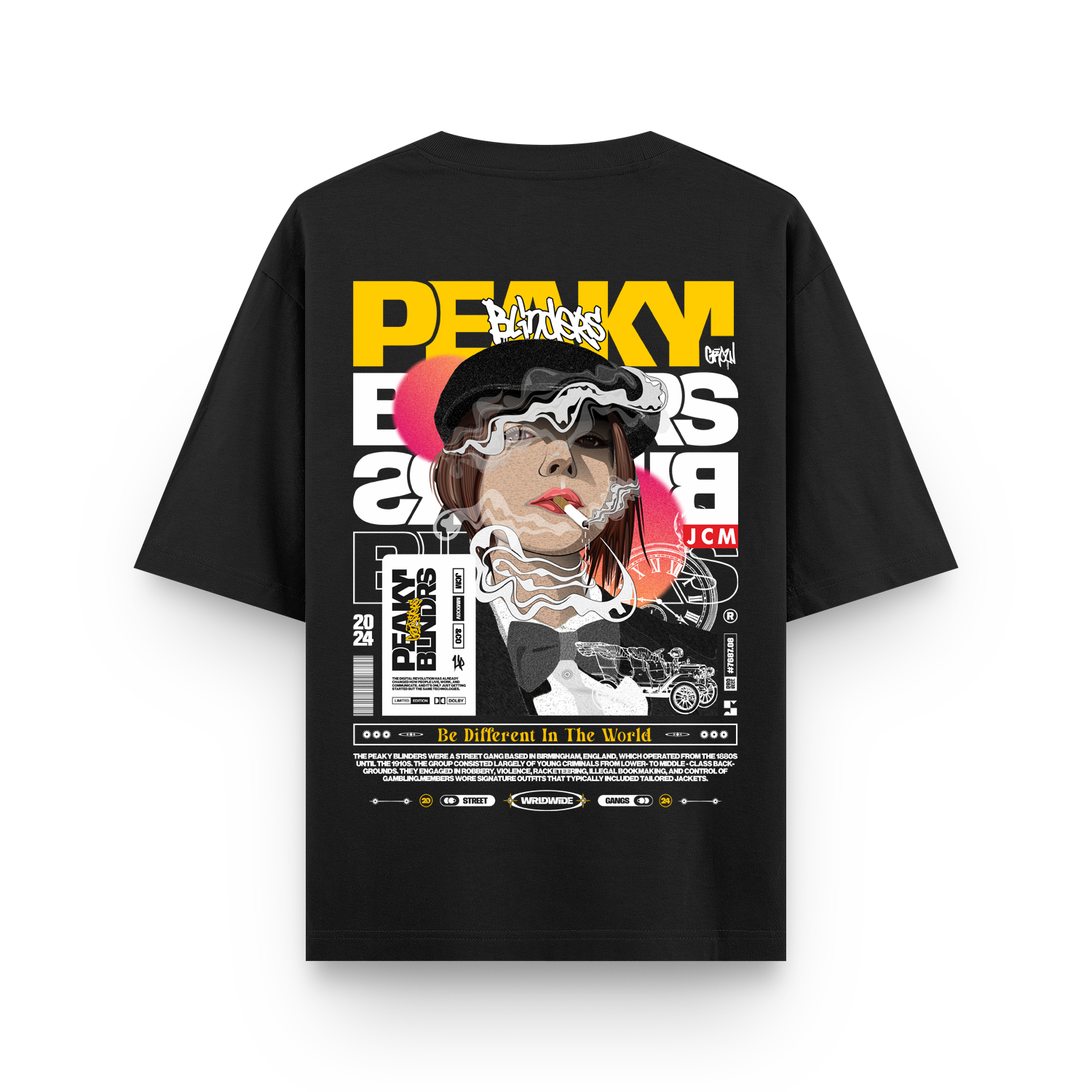 Peaky Blinders Oversized Dark T-shirts