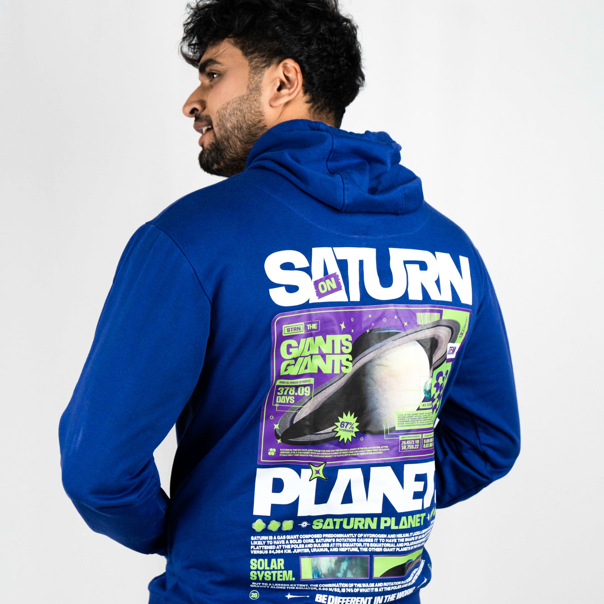 Saturn Hoodie printed (Unisex)