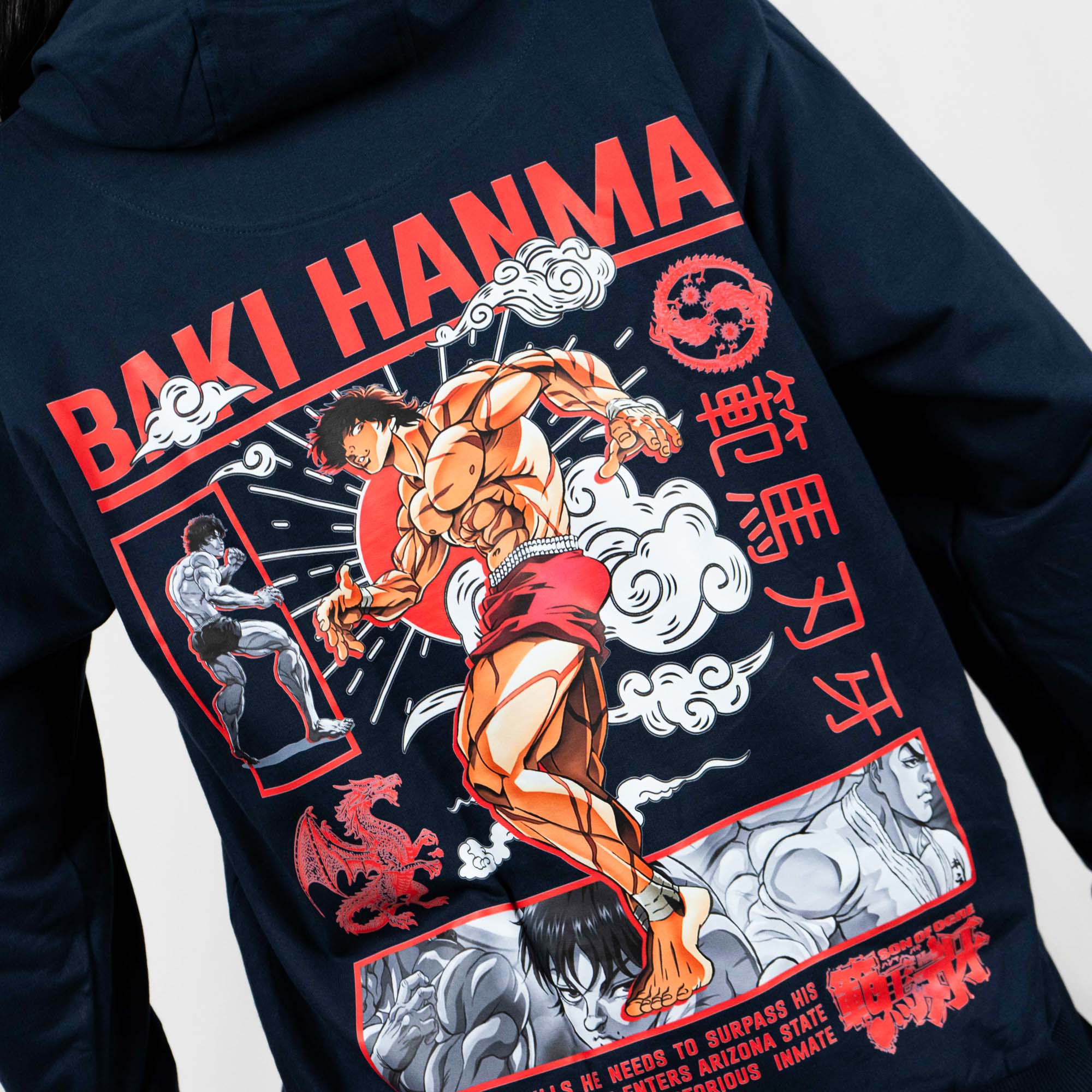 Baki Hanma Hoodie Printed (Unisex)