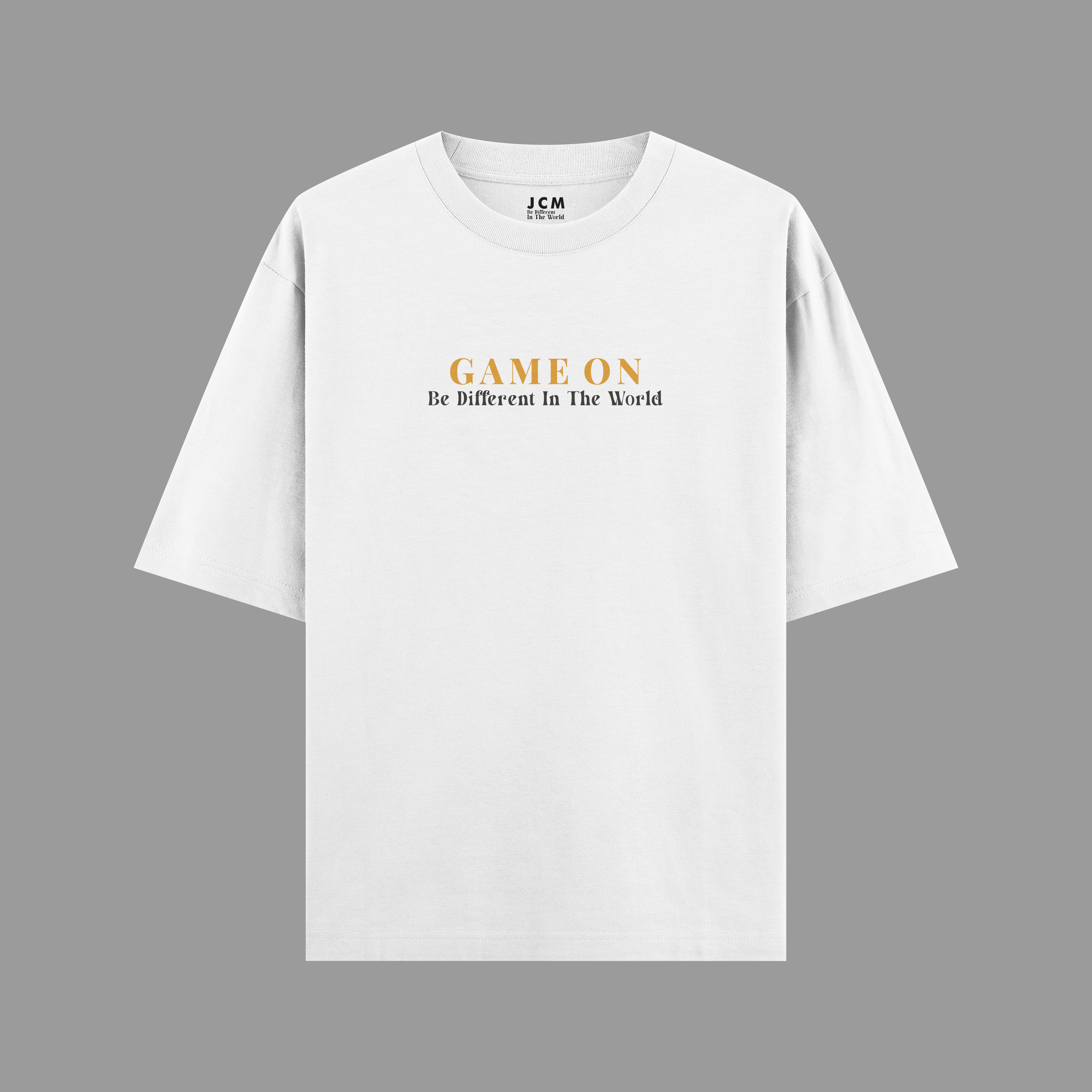 GAME ON OVERSIZED T-SHIRT | 240 GSM, 100% PURE COTTON