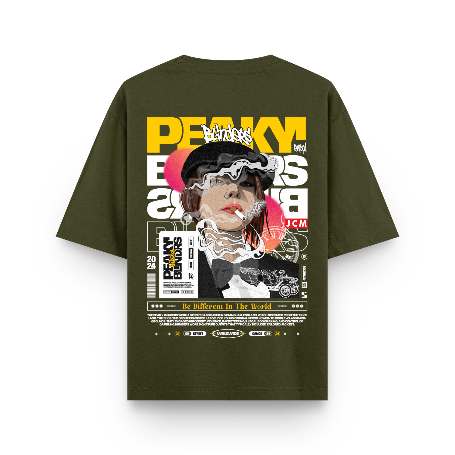 Peaky Blinders Oversized Dark T-shirts