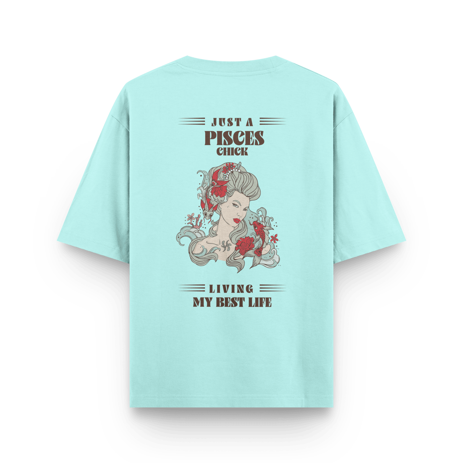 Pisces Chick Oversized T-shirt