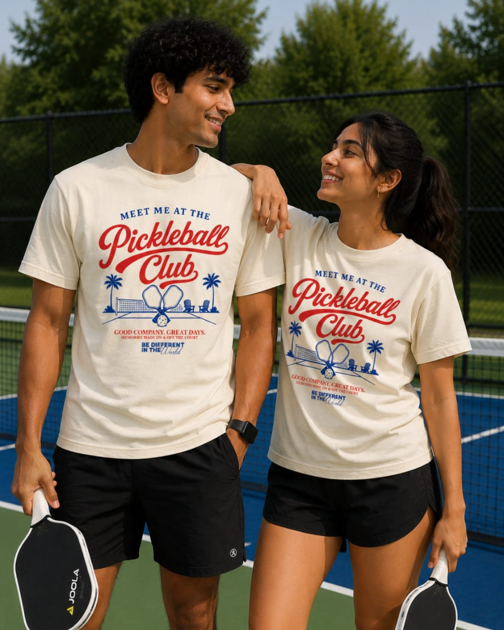 Meet Me At The Pickleball Club Regular Fit T-Shirt