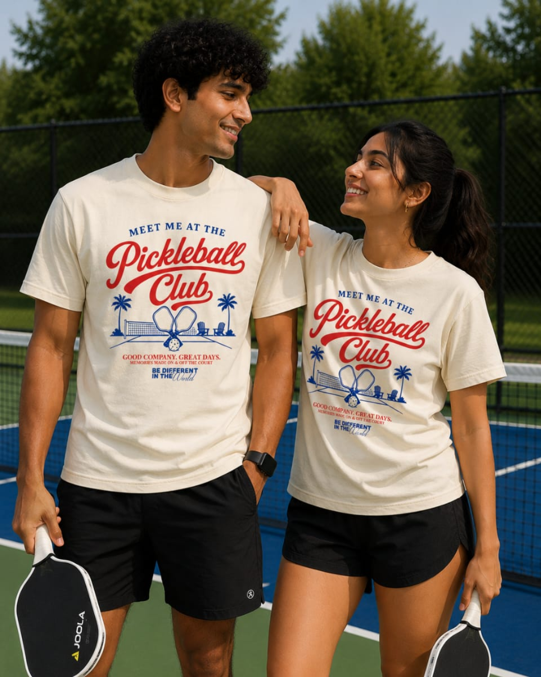 Meet Me At The Pickleball Club Regular Fit T-Shirt