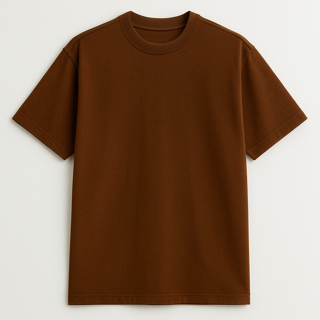 MAROON FRENCH TERRY - T-SHIRT