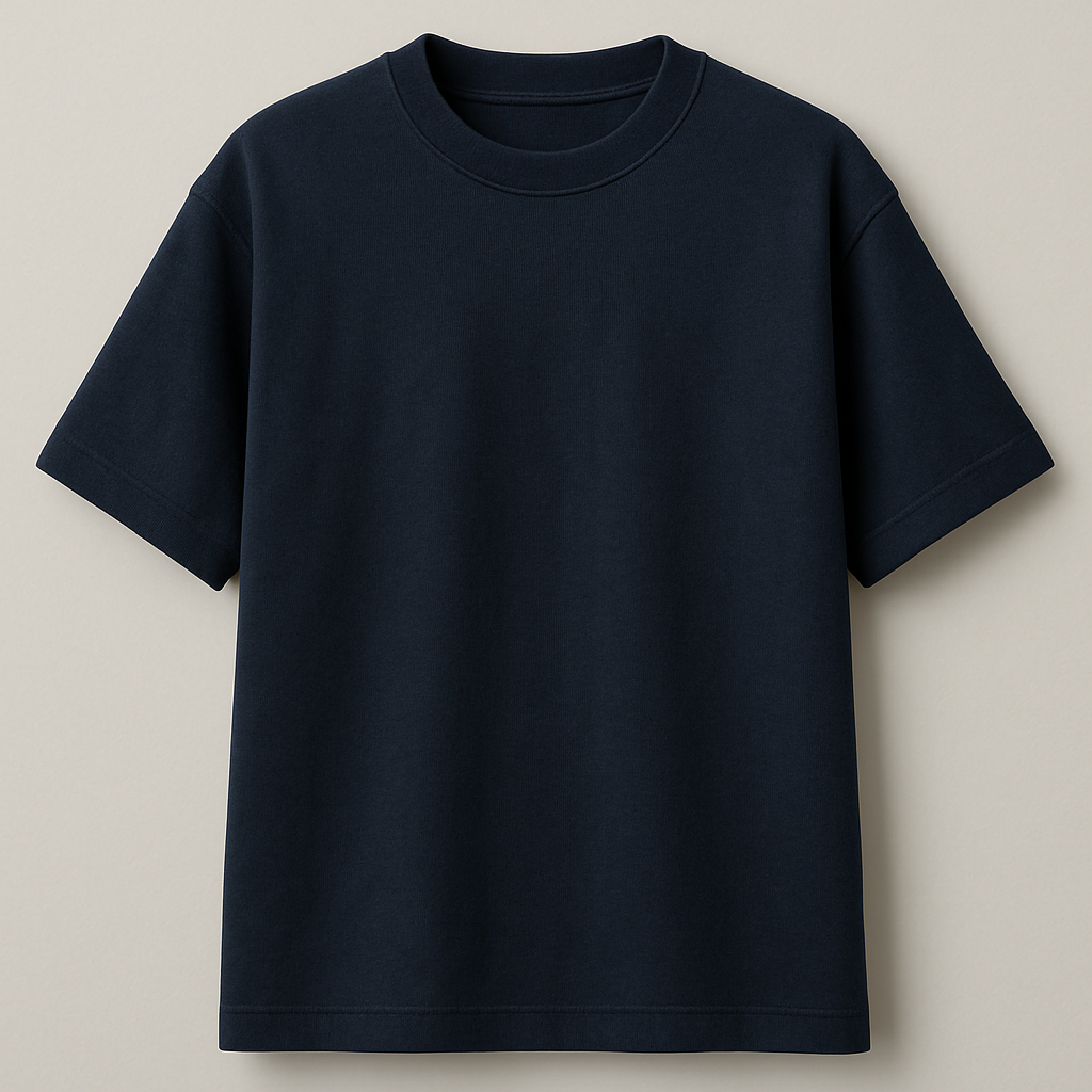 PEARL BLUE FRENCH TERRY - T-SHIRT