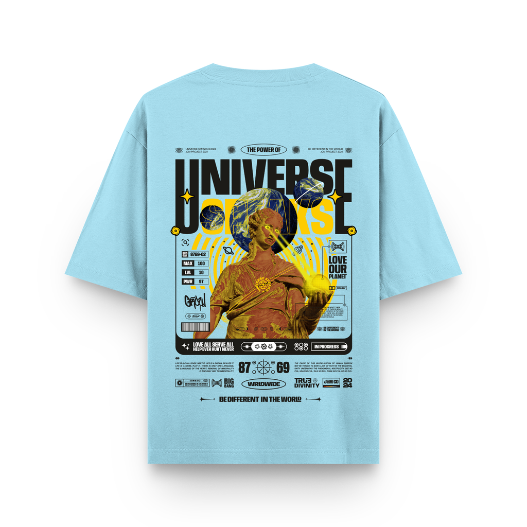 Universe Speaks Oversized T-shirt