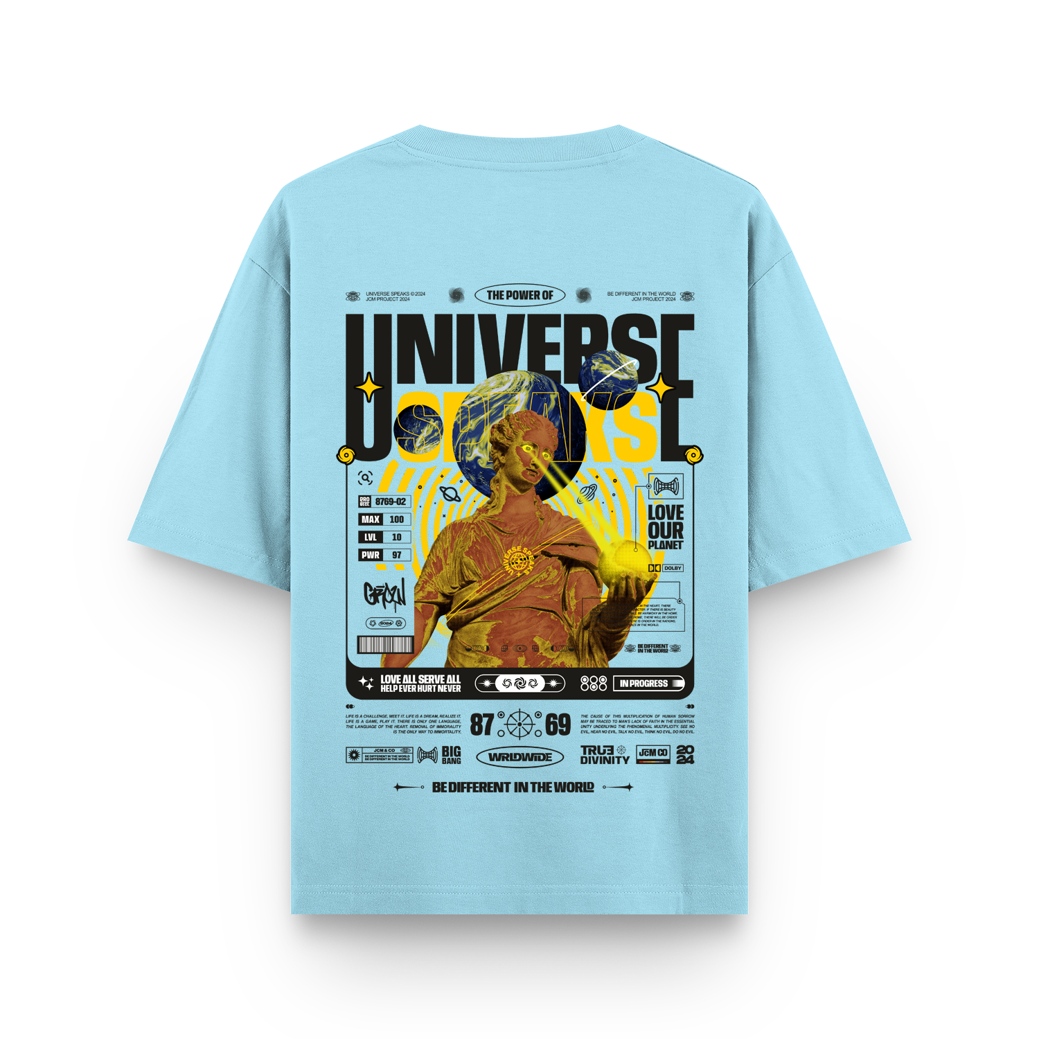 Universe Speaks Oversized T-shirt