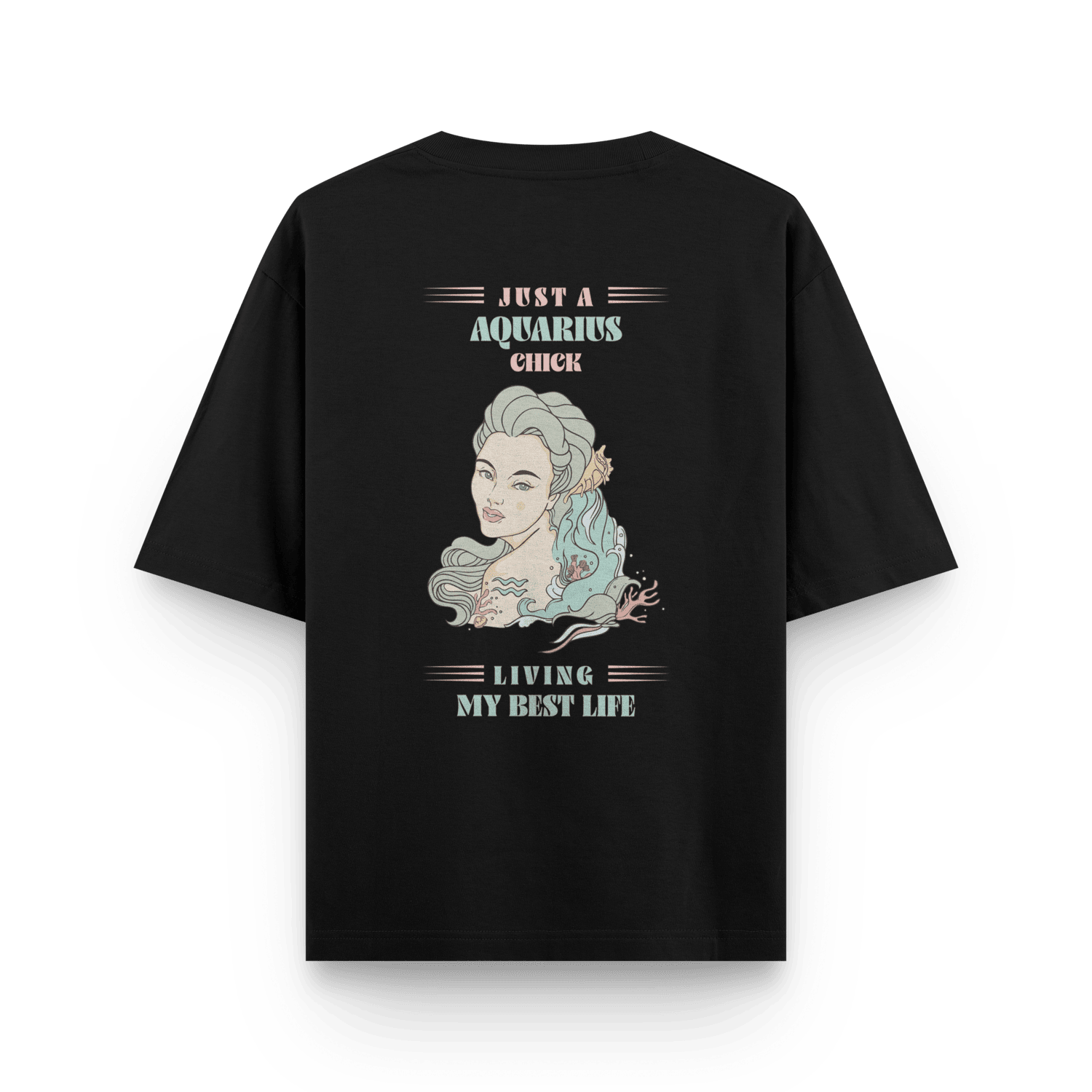 Aquarius Chick Oversized T-shirt