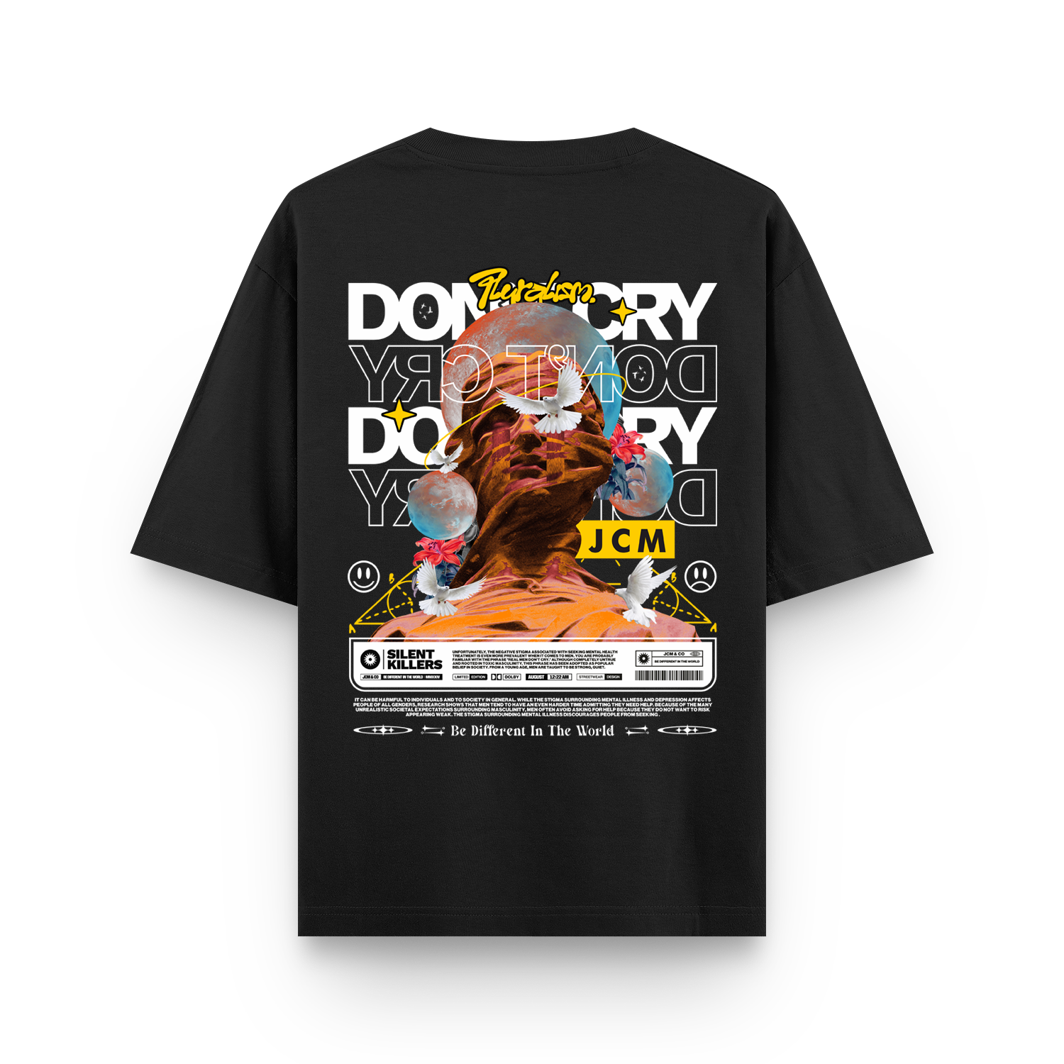 Don't Cry Oversized T-shirt