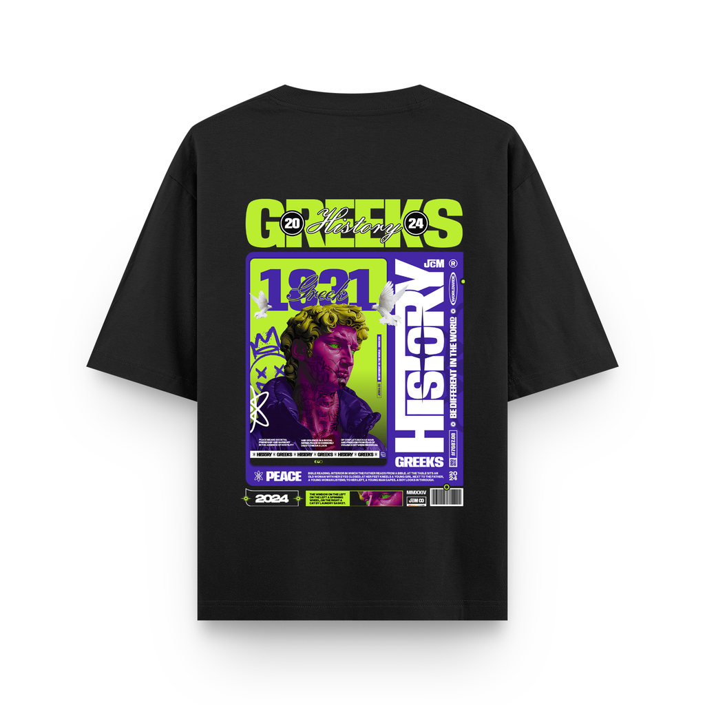 Greek History Oversized T-shirt