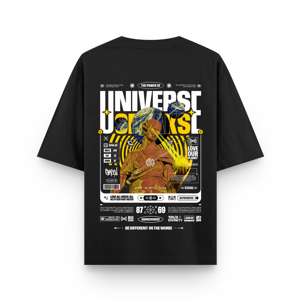 Universe Speaks Oversized T-shirt