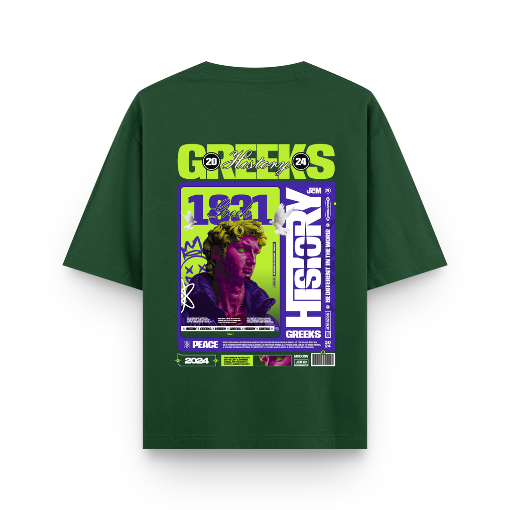 Greek History Oversized T-shirt