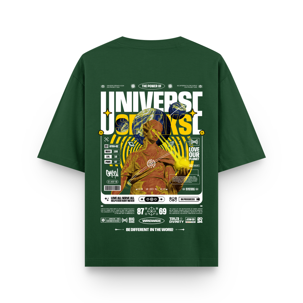 Universe Speaks Oversized T-shirt