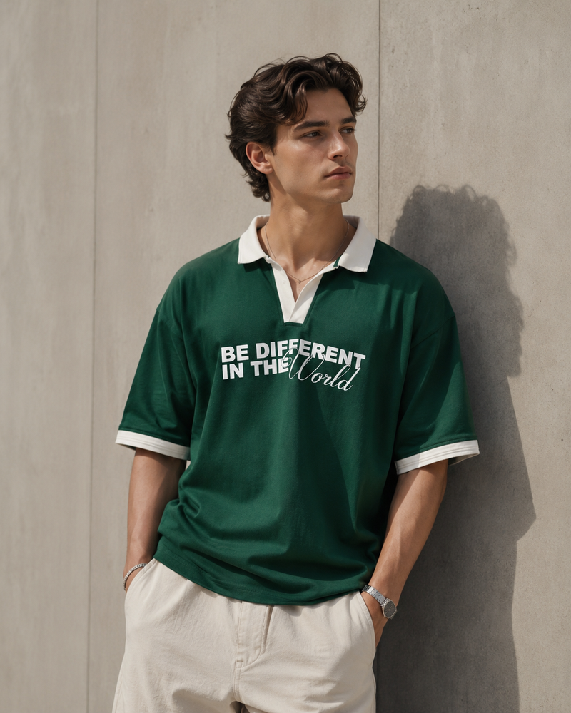BE DIFFERENT POLO TEE