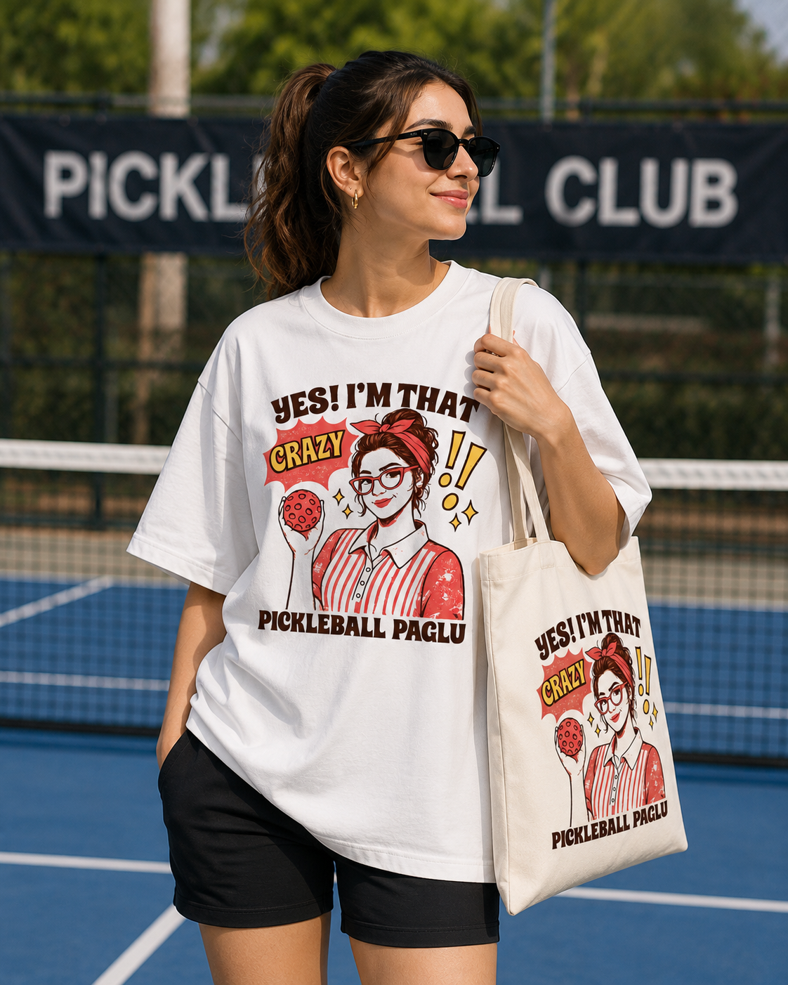 Pickleball Paglu Oversized T-Shirt