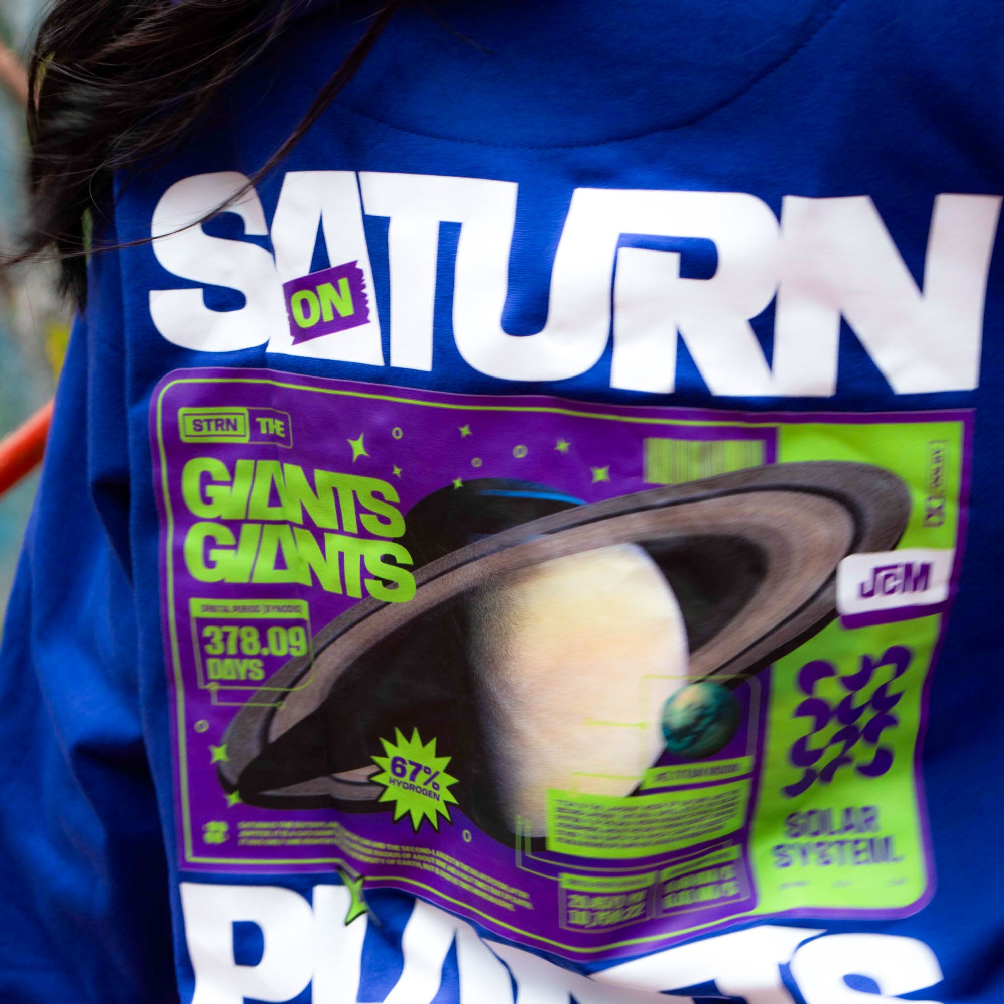 Saturn Hoodie printed (Unisex)