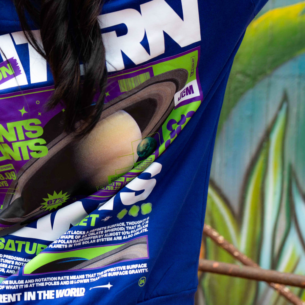 Saturn Hoodie printed (Unisex)