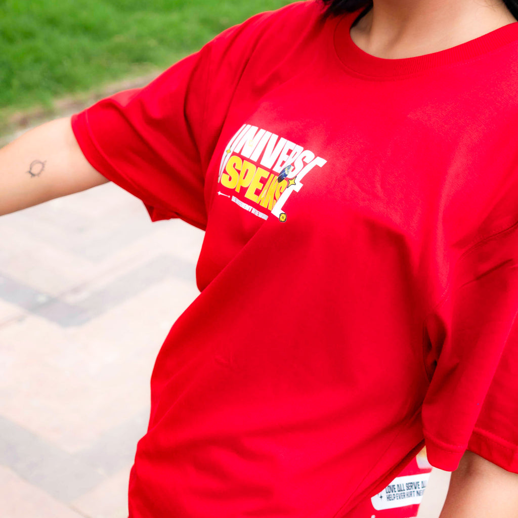Universe Speaks Oversized T-shirt