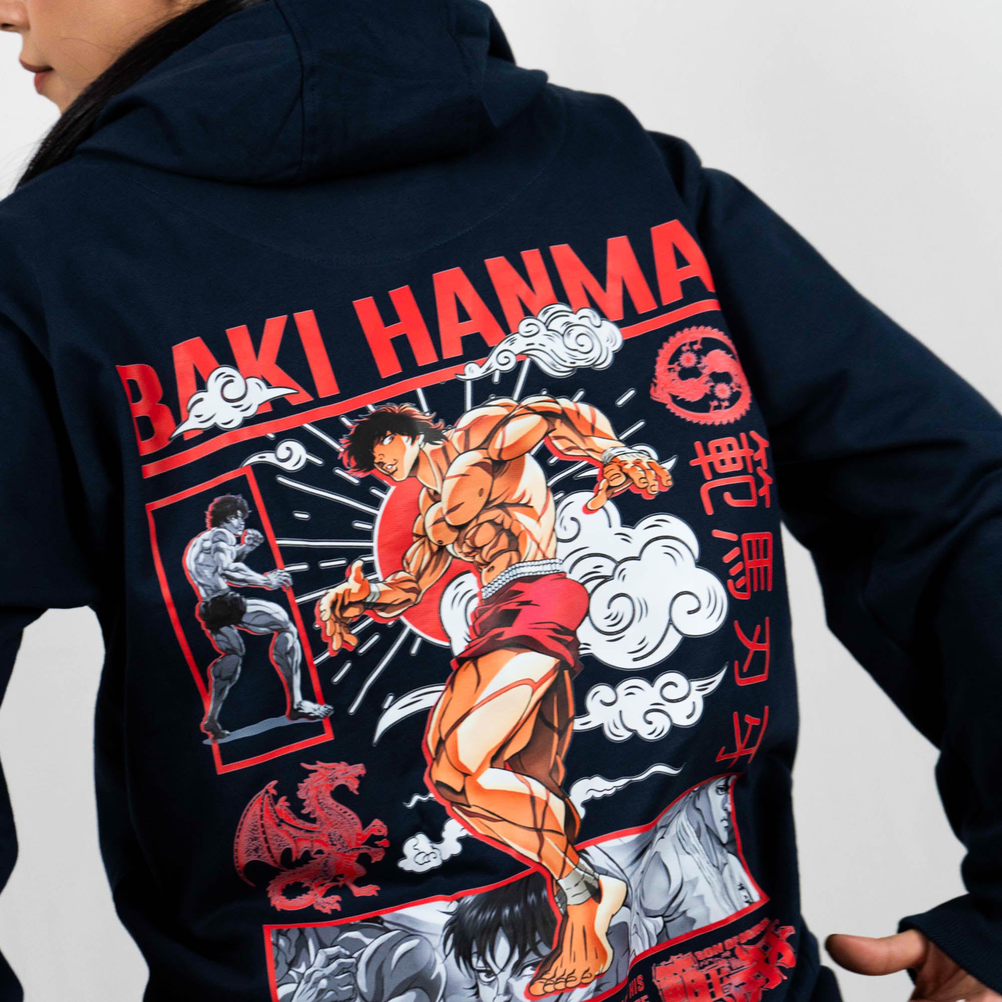 Baki Hanma Hoodie Printed (Unisex)