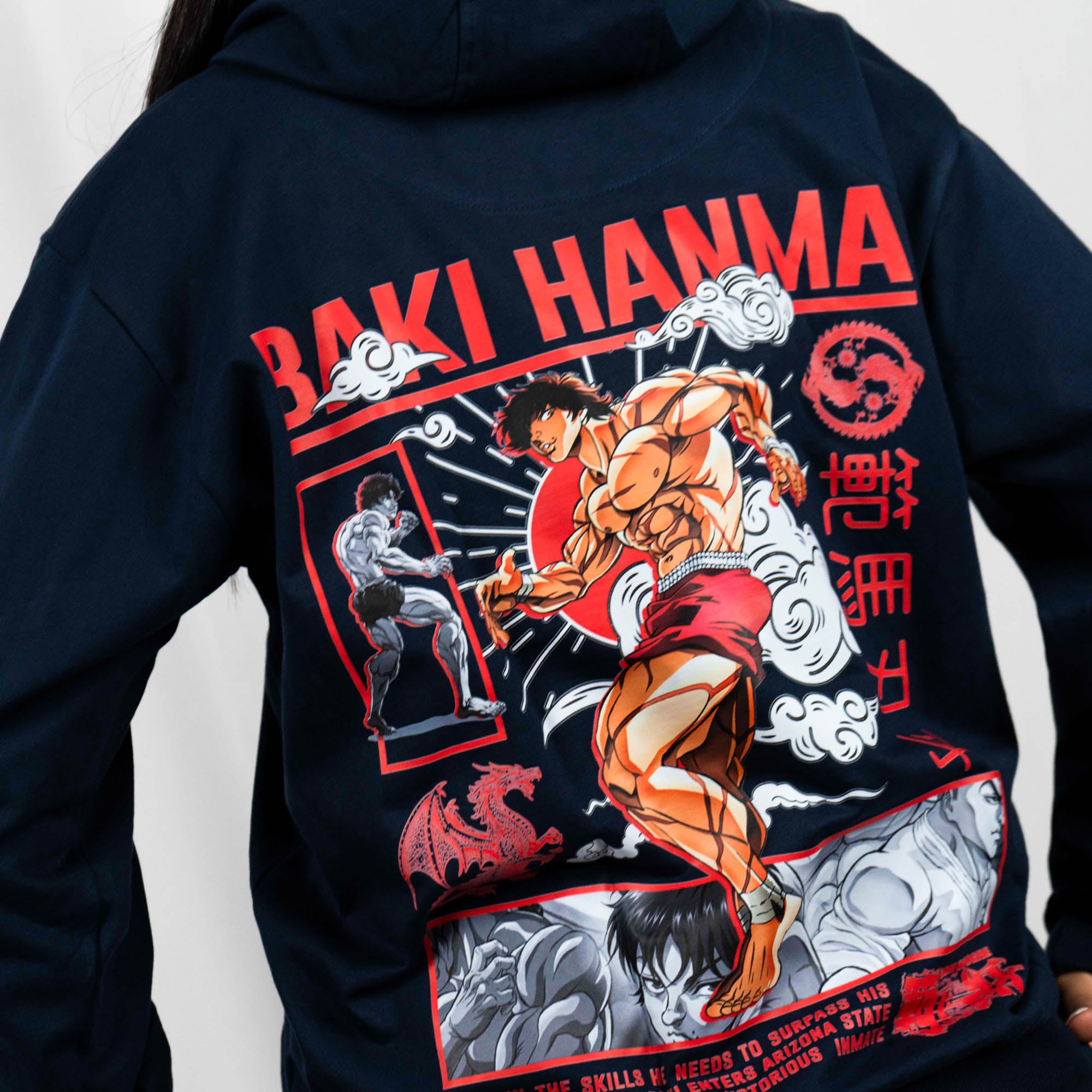 Baki Hanma Hoodie Printed (Unisex)