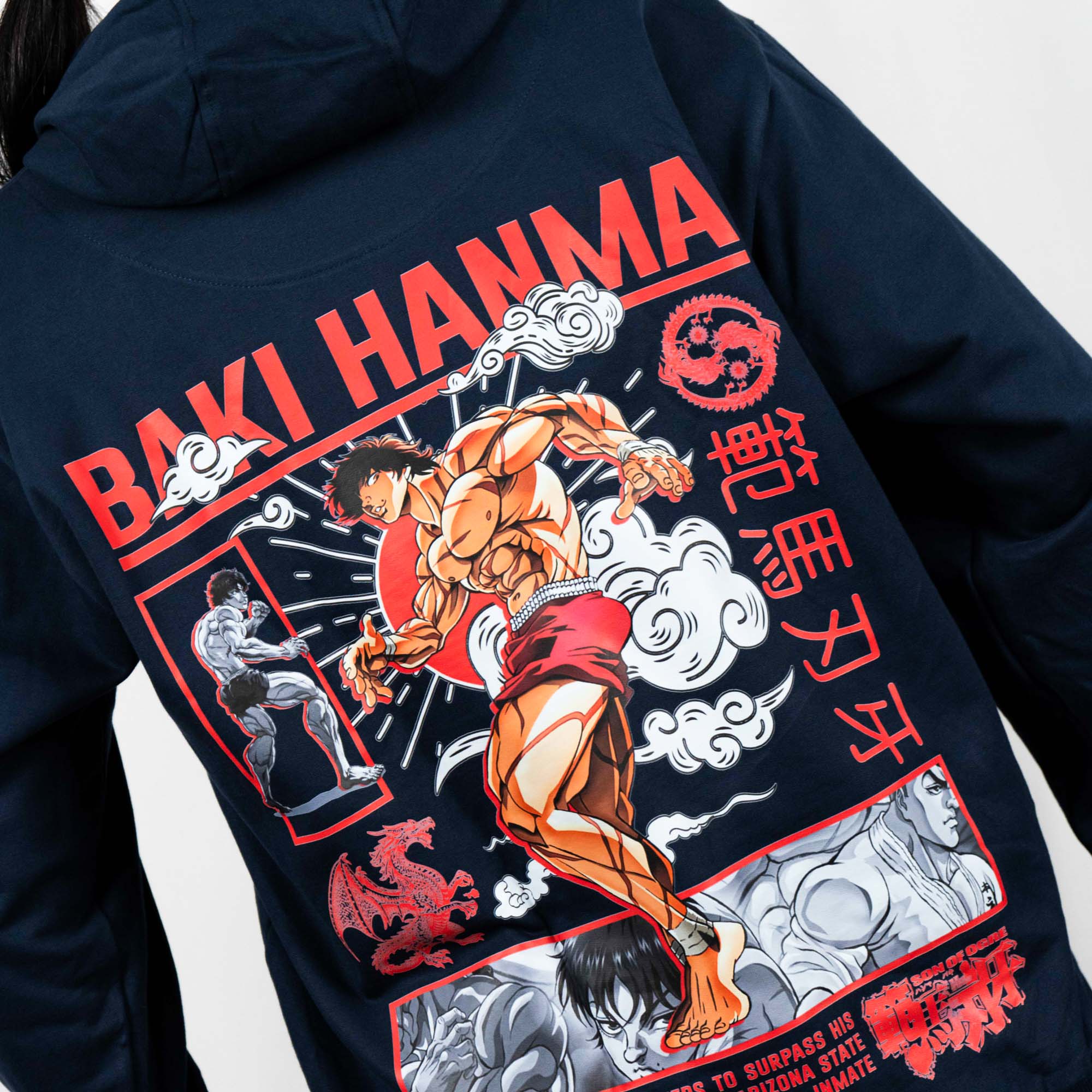 Baki Hanma Hoodie Printed (Unisex)