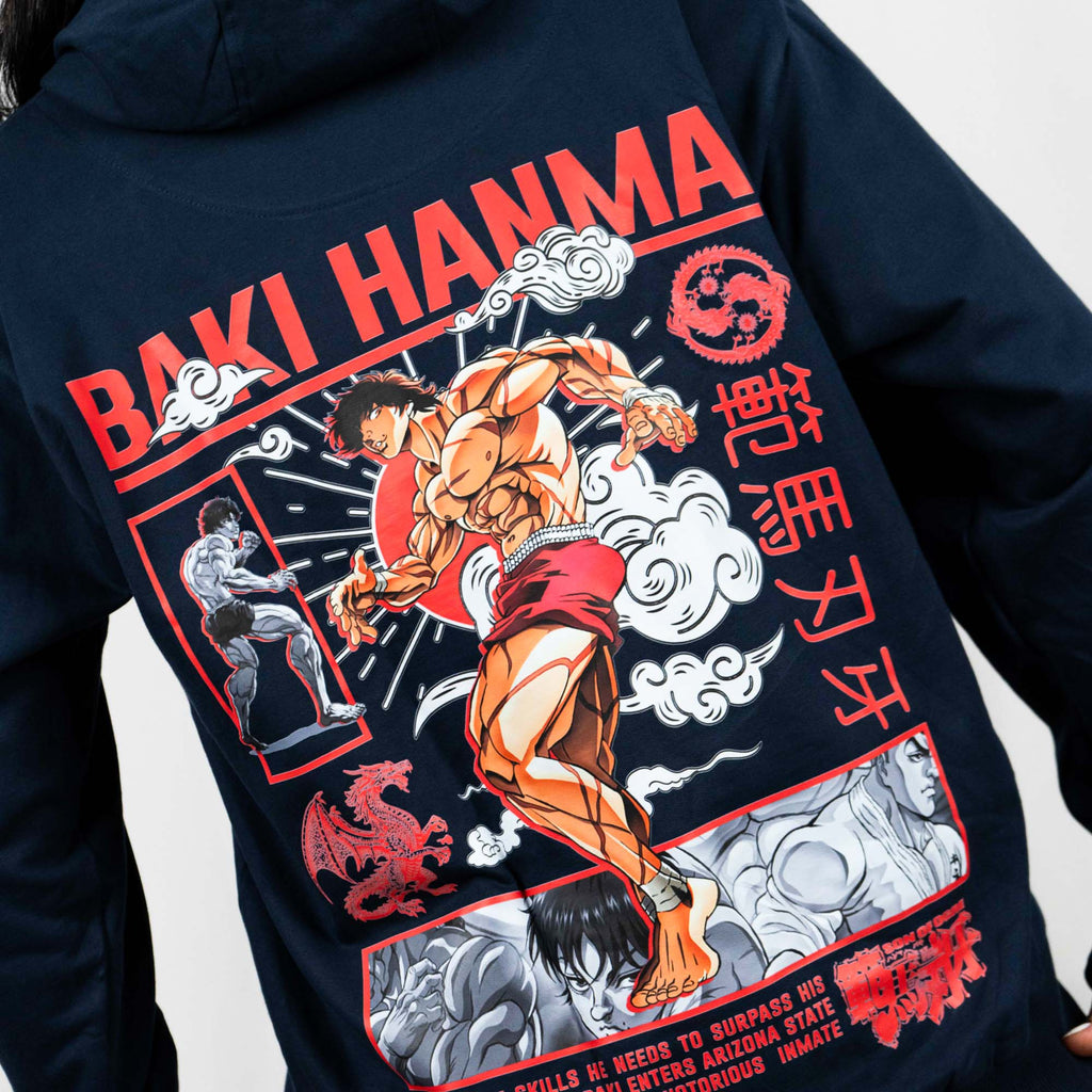 Baki Hanma Hoodie Printed (Unisex)