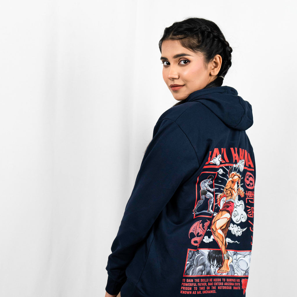 Baki Hanma Hoodie Printed (Unisex)