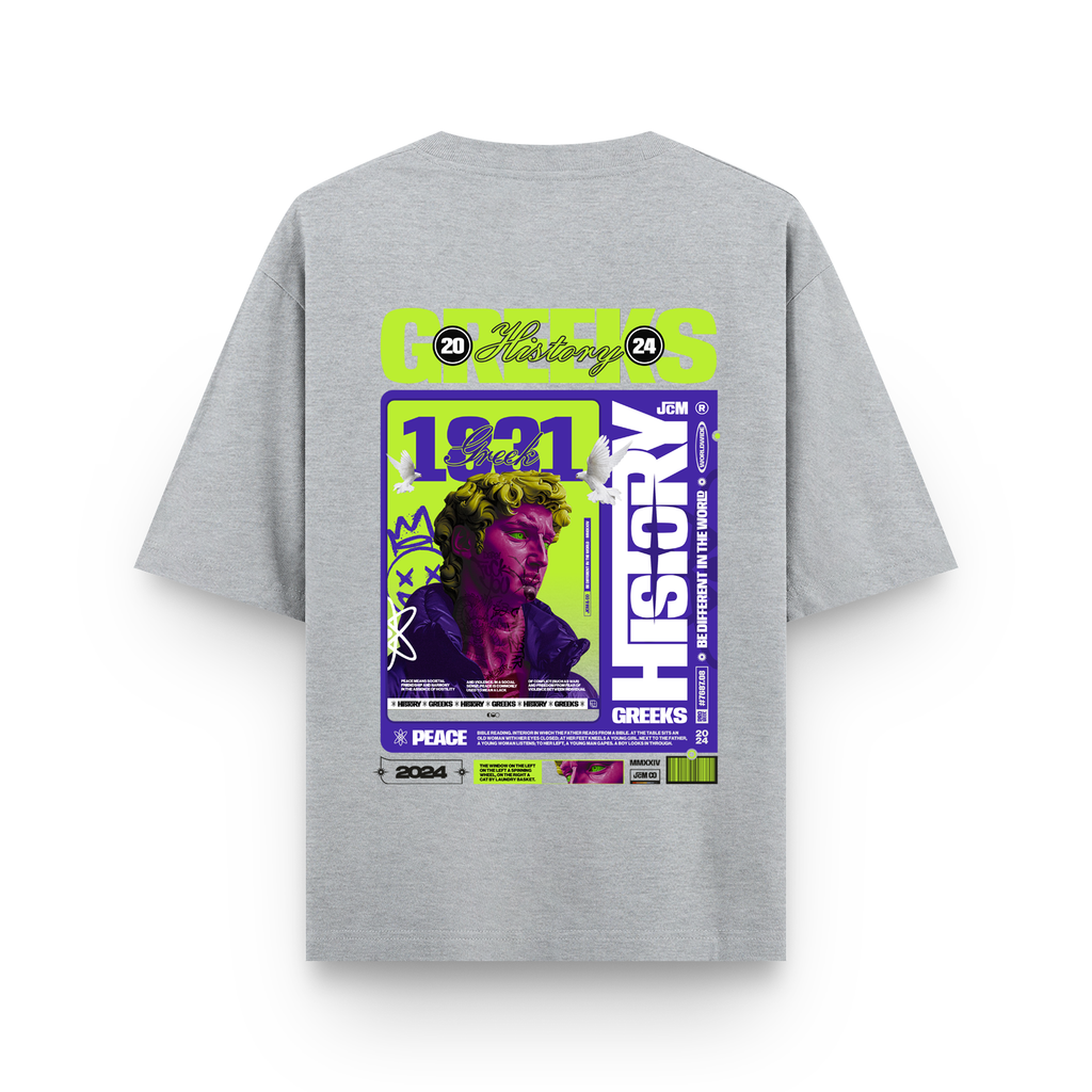 Greek History Oversized T-shirt
