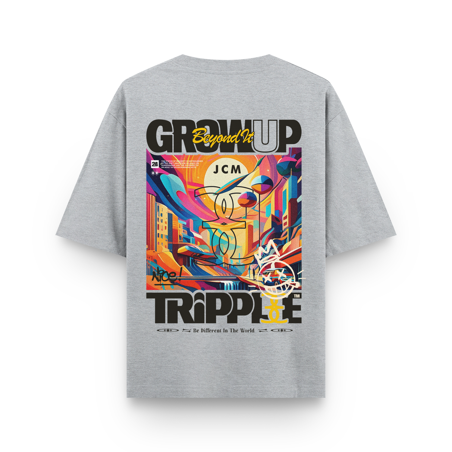 Grow Up Beyond It Oversized T-shirt