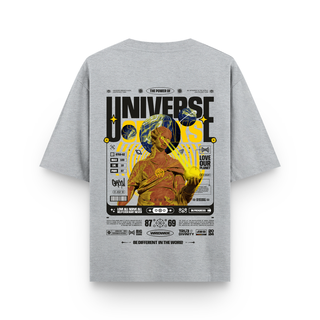 Universe Speaks Oversized T-shirt
