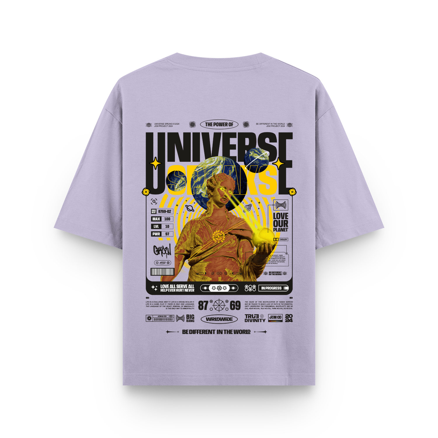 Universe Speaks Oversized T-shirt