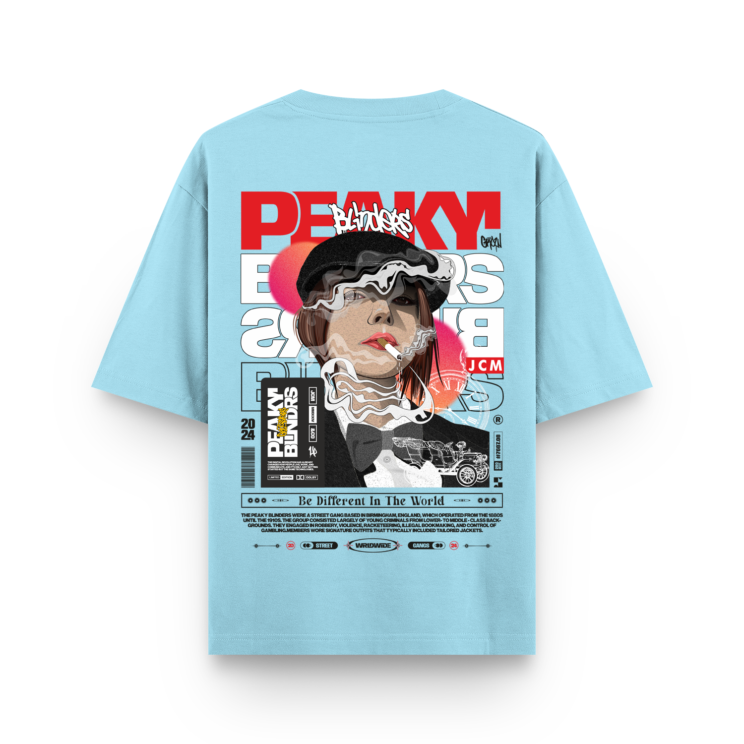 Peaky Blinders Oversized T-Shirt | 240 GSM Heavy Cotton
