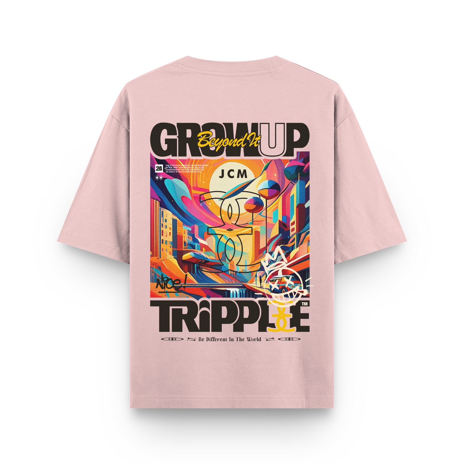 Grow Up Beyond It Oversized T-shirt