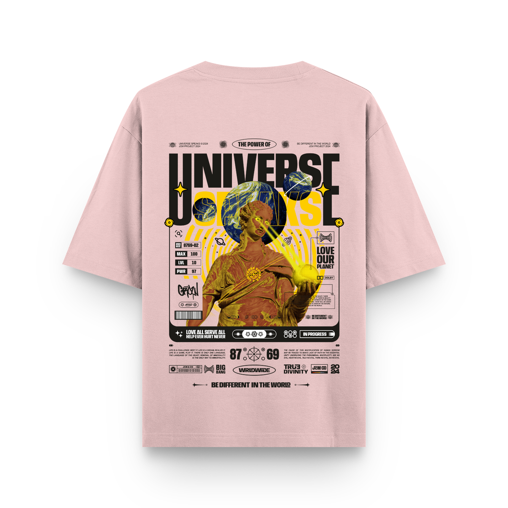 Universe Speaks Oversized T-shirt