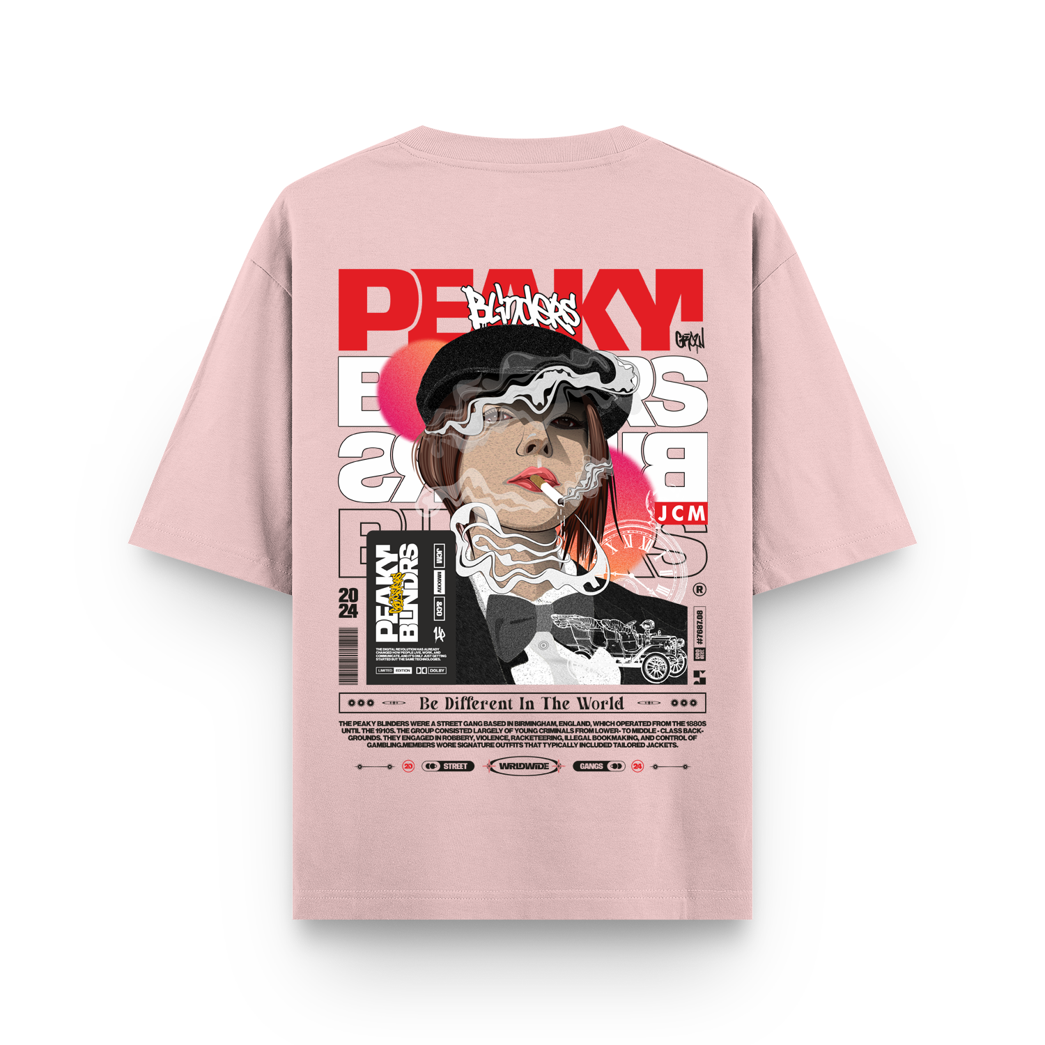 Peaky Blinders Oversized T-Shirt | 240 GSM Heavy Cotton