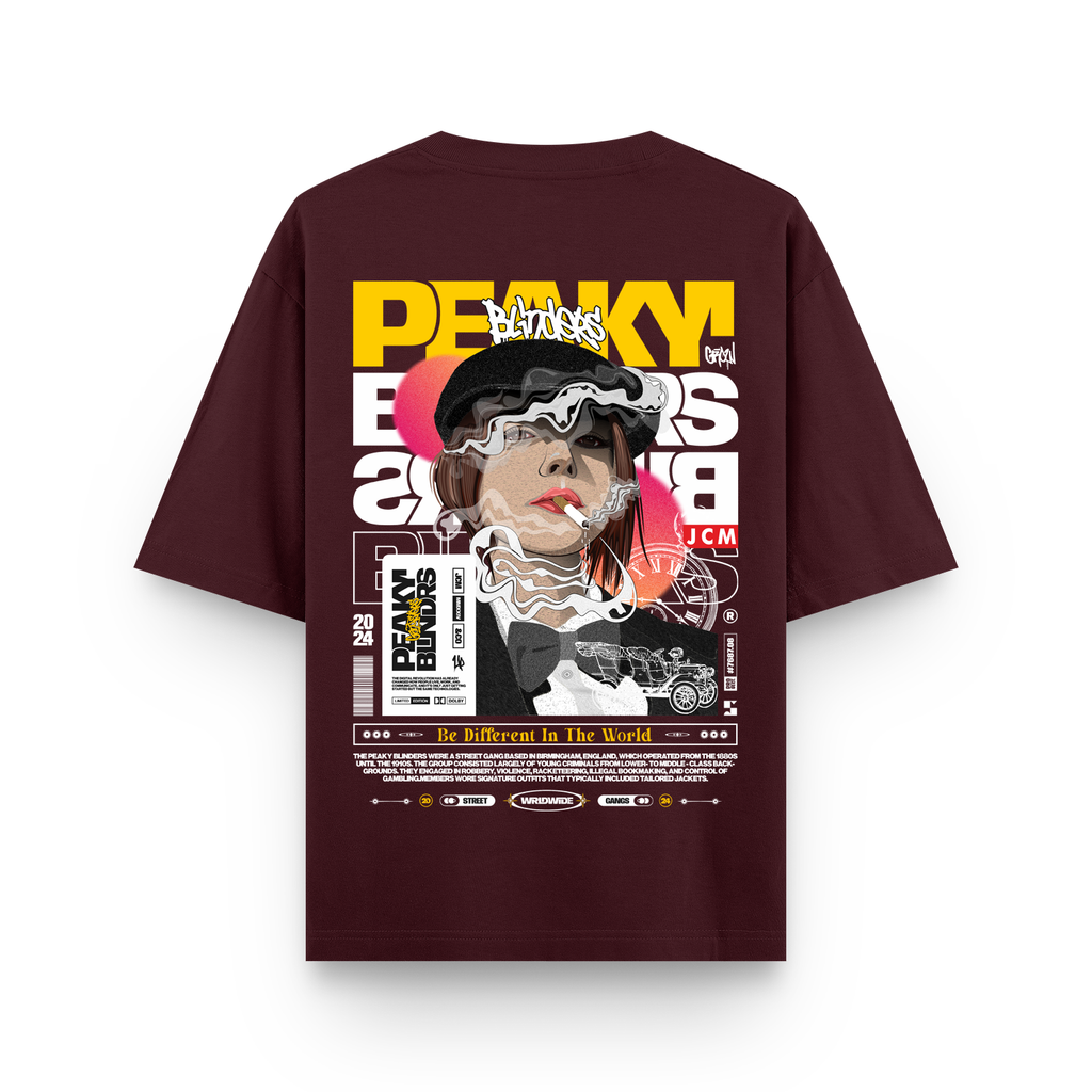 Peaky Blinders Oversized T-Shirt | 240 GSM Heavy Cotton