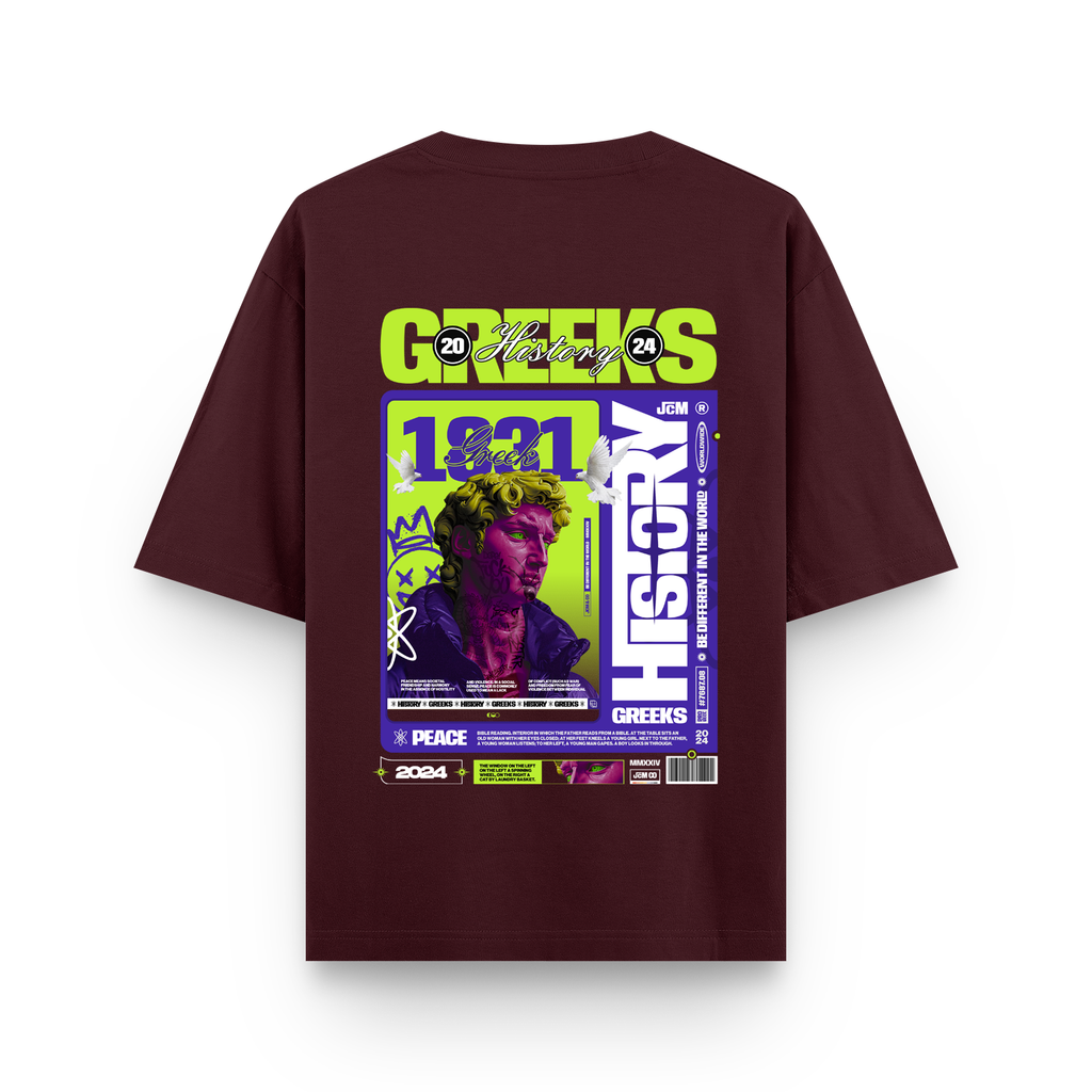 Greek History Oversized T-shirt