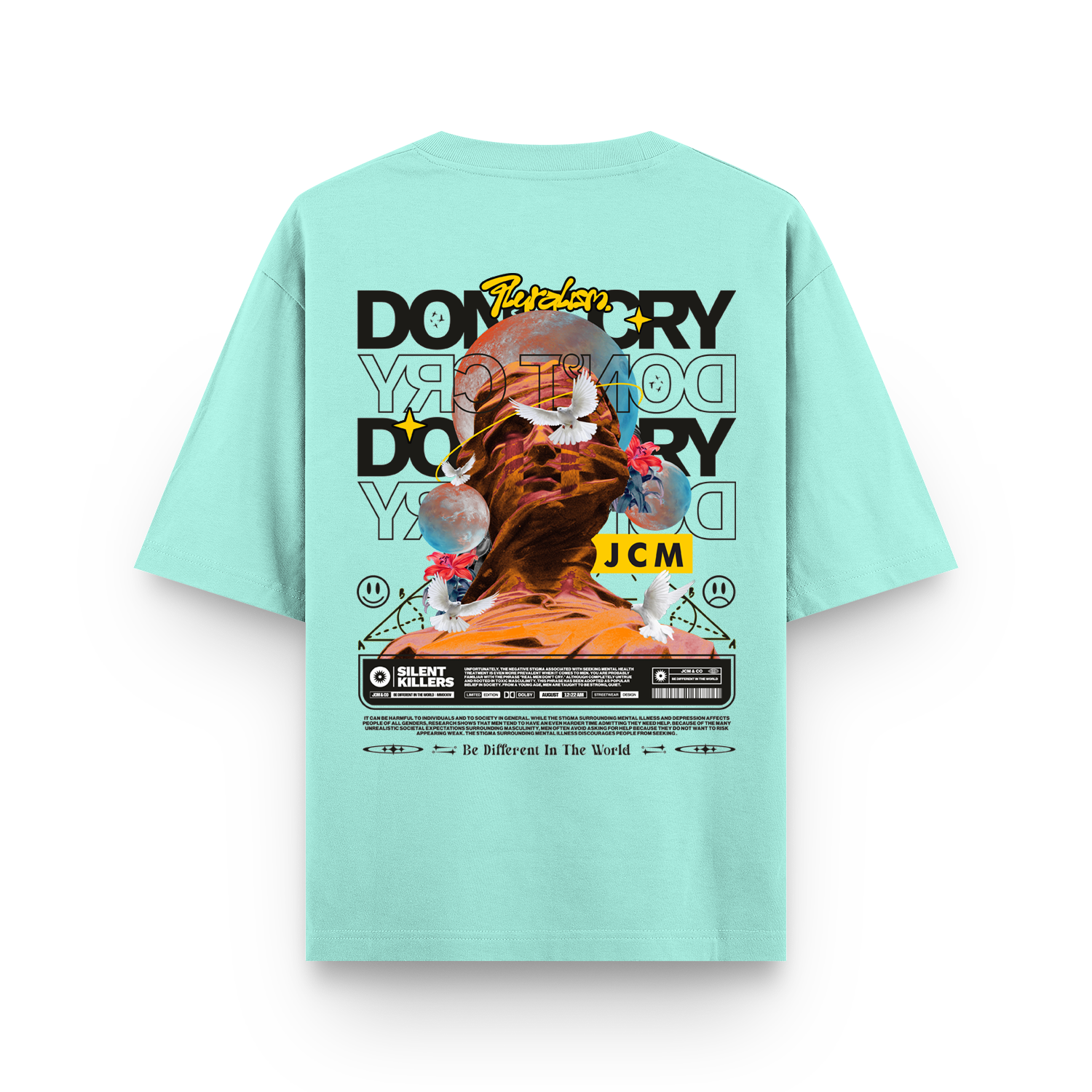 Don't Cry Oversized T-shirt
