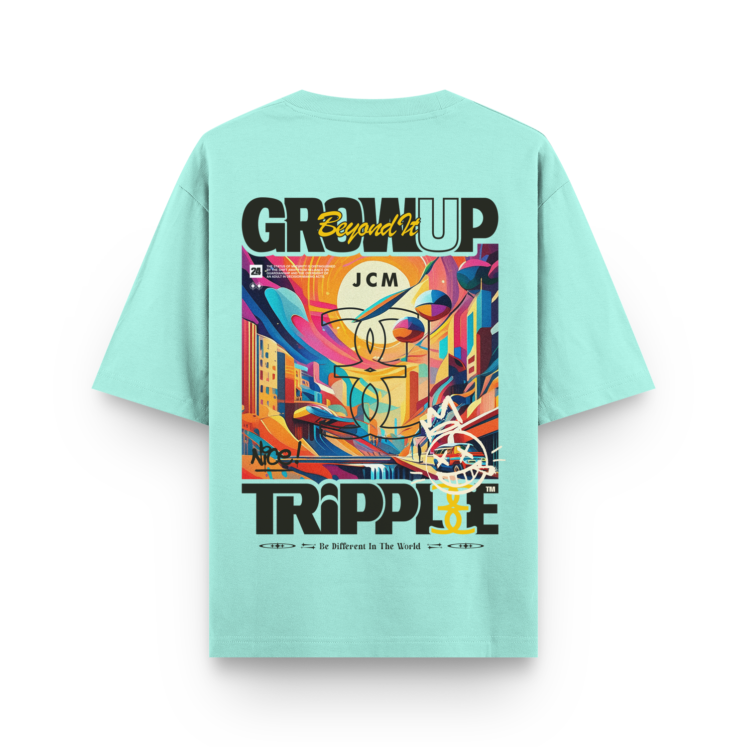 Grow Up Beyond It Oversized T-shirt