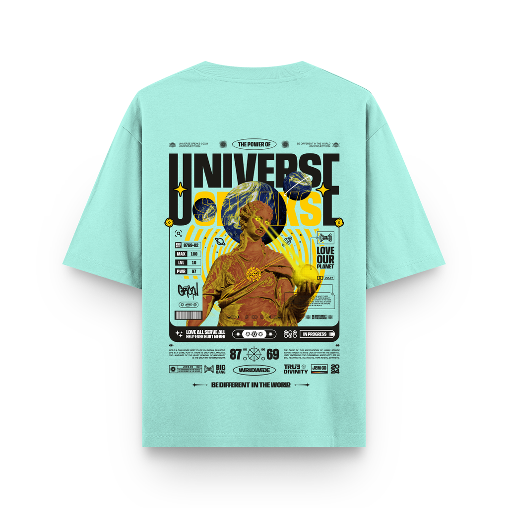 Universe Speaks Oversized T-shirt