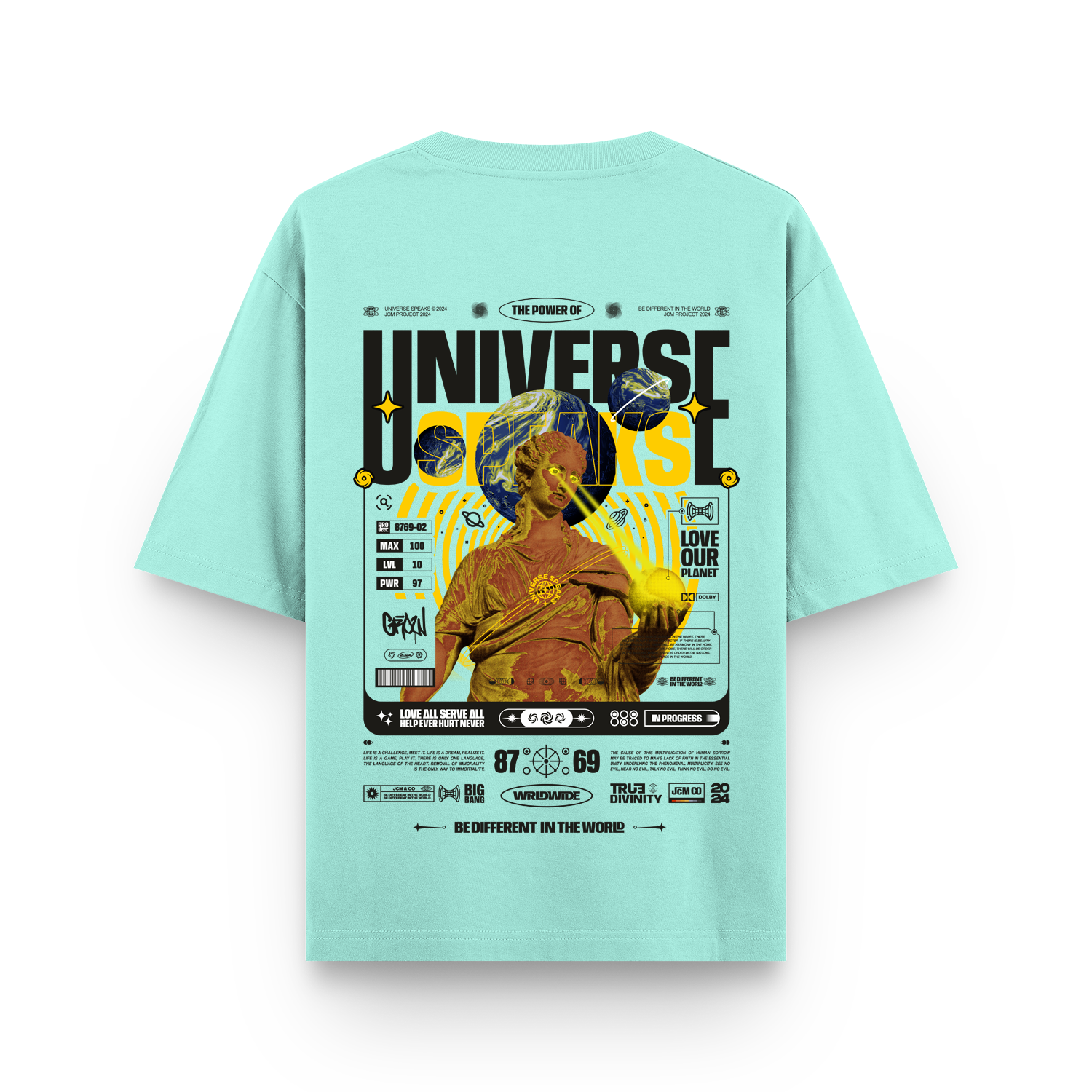 Universe Speaks Oversized T-shirt