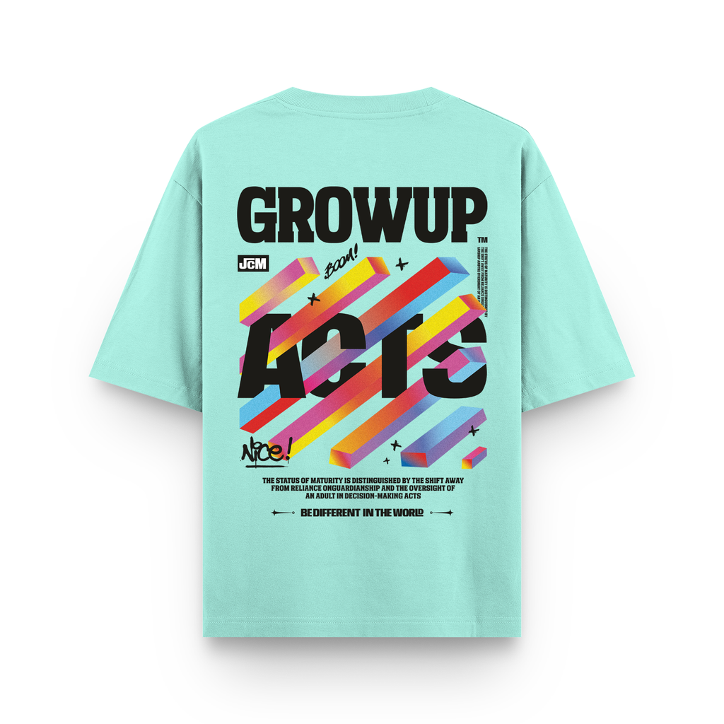 Grow Up Acts Oversized T-shirt