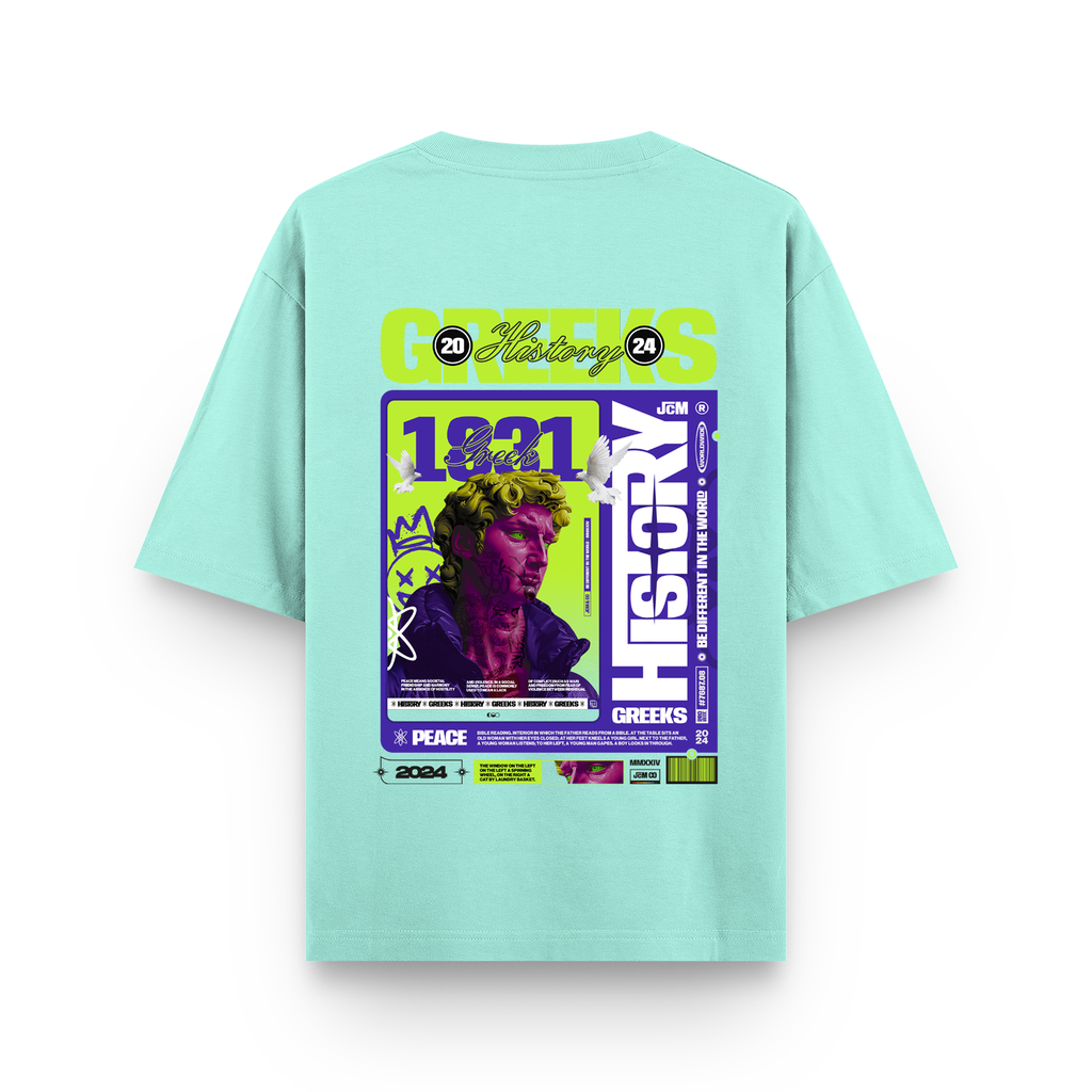 Greek History Oversized T-shirt