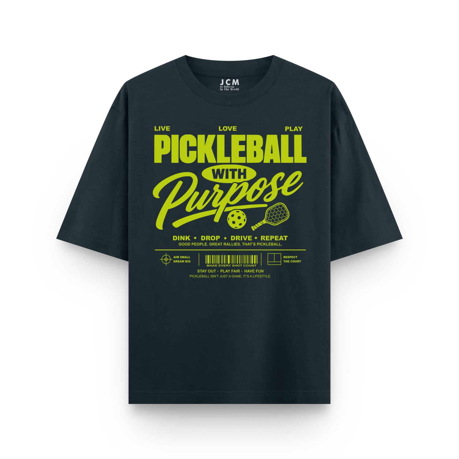 Pickleball With Purpose Oversized T-Shirt