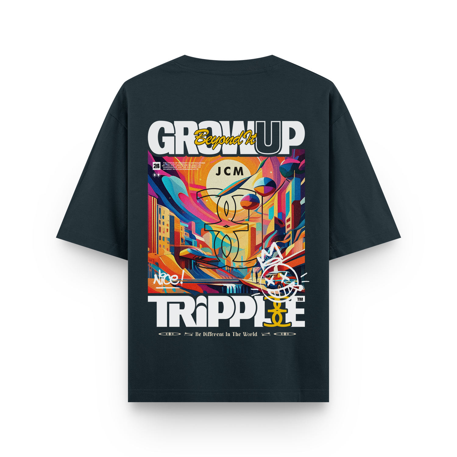 Grow Up Beyond It Oversized T-shirt