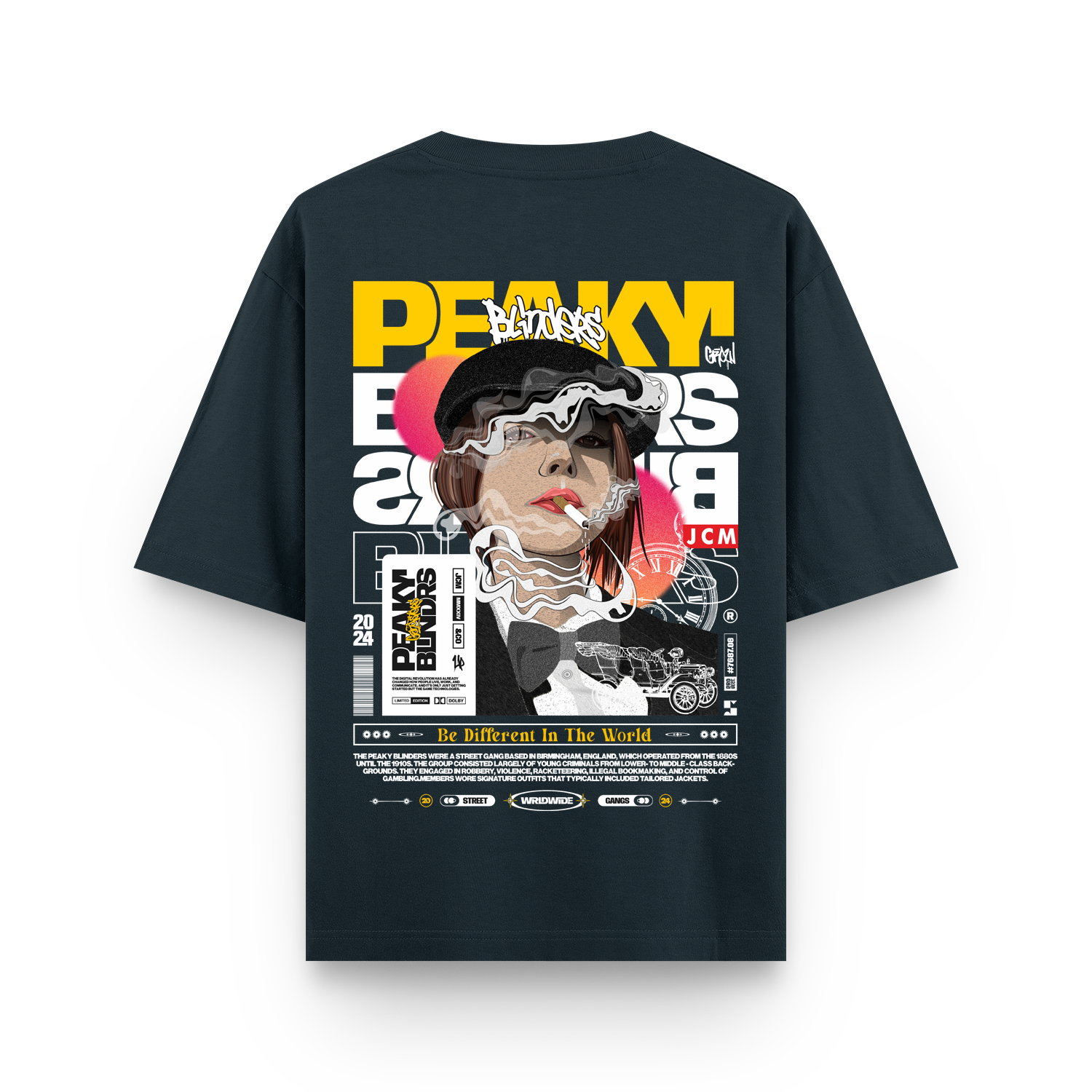 Peaky Blinders Oversized T-Shirt | 240 GSM Heavy Cotton