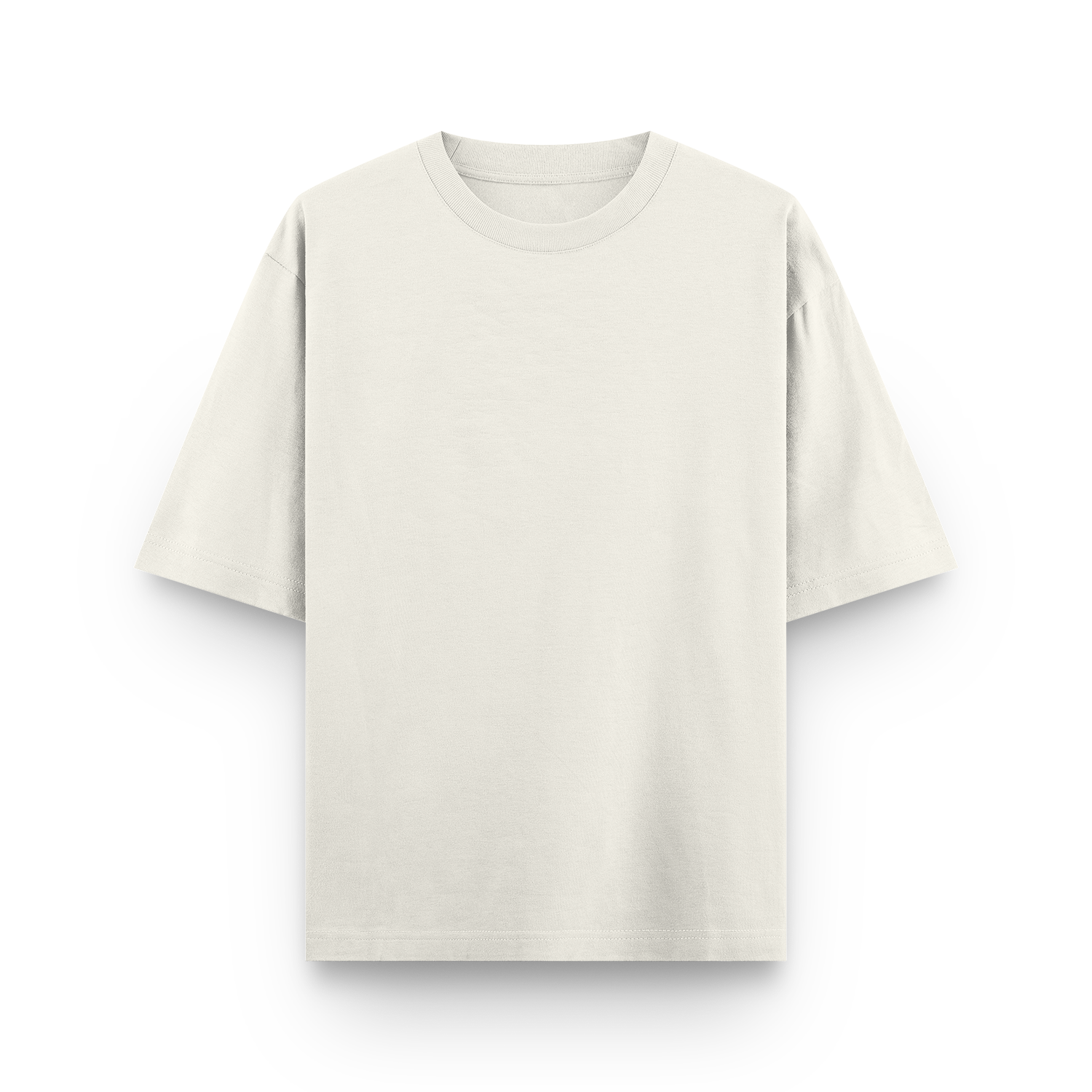 OFF WHITE FRENCH TERRY - T-SHIRT
