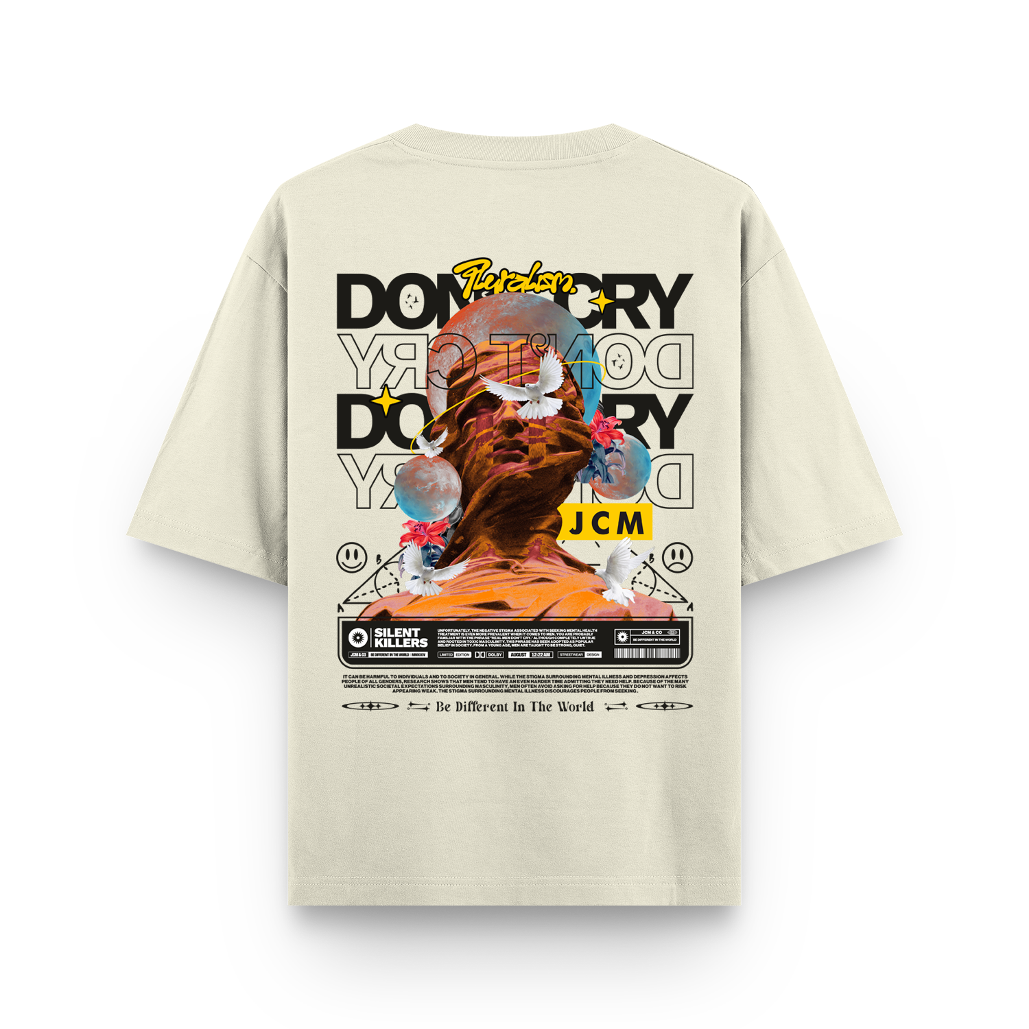 Don't Cry Oversized T-shirt