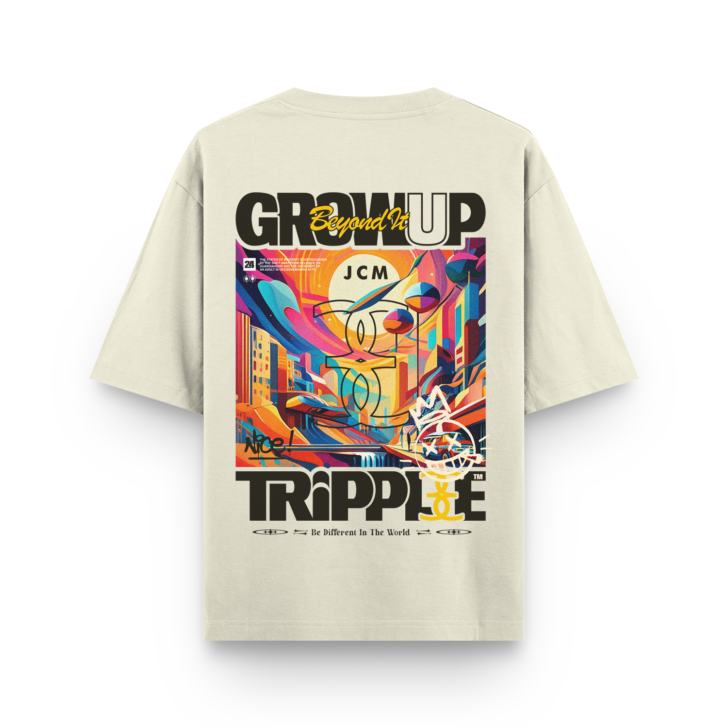 Grow Up Beyond It Oversized T-shirt